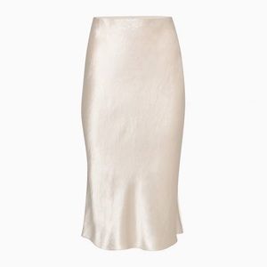 Aritzia Babaton Slip Midi Skirt size 6 Denude